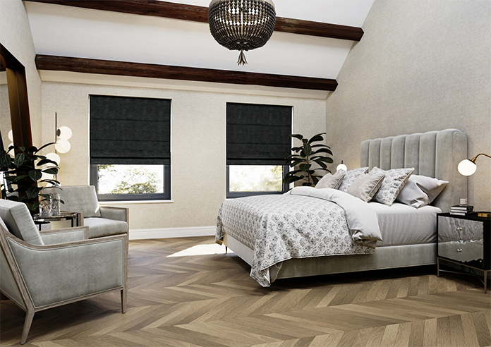 Maurice, Black - Roman Blind - Image 7